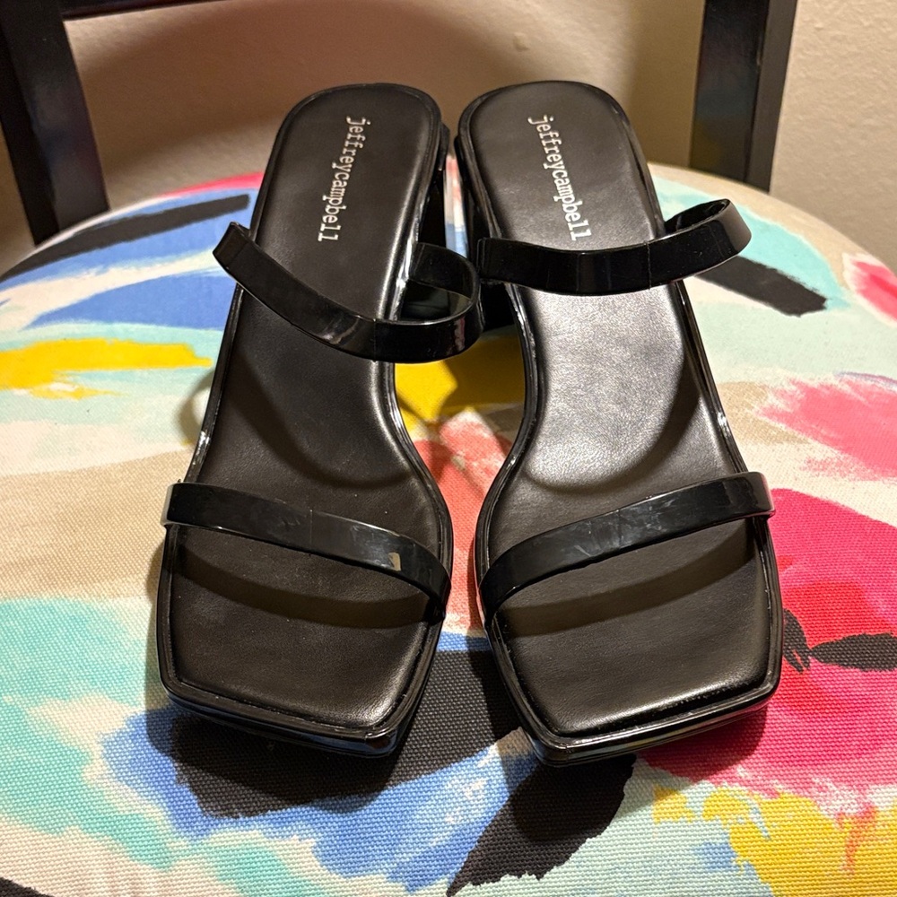 Jeffrey Campbell black block heels